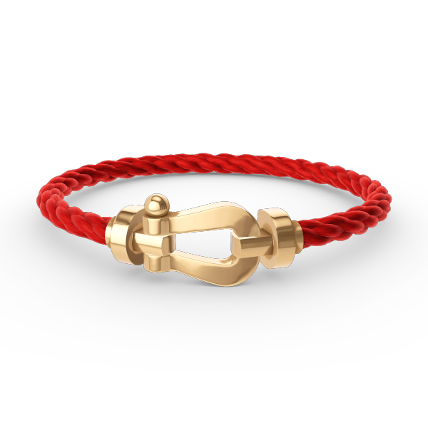 [Cyra]  FORCE LARGE HORSESHOE NO DIAMOND BRACELET GOLD
