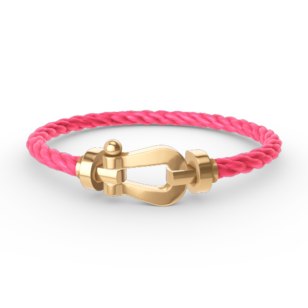[Cyra]  FORCE LARGE HORSESHOE NO DIAMOND BRACELET GOLD
