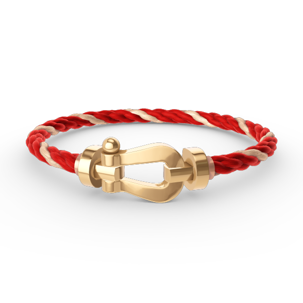 [Cyra]  FORCE LARGE HORSESHOE NO DIAMOND BRACELET GOLD