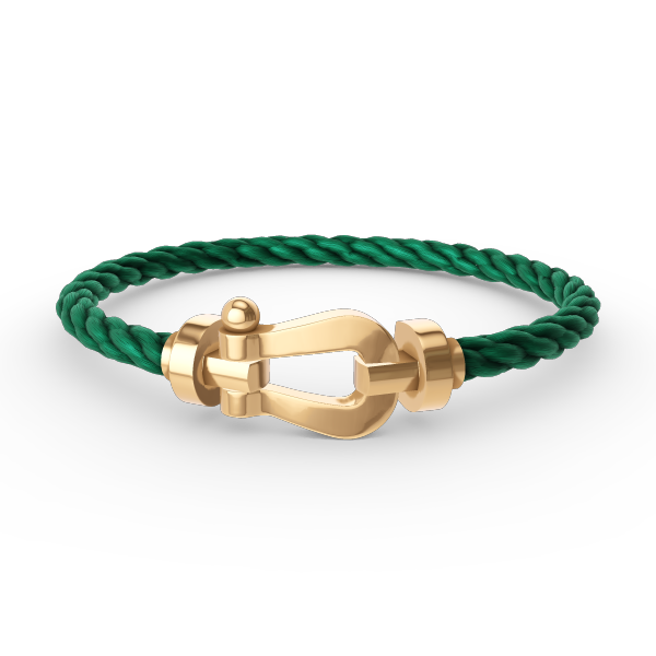 [Cyra]  FORCE LARGE HORSESHOE NO DIAMOND BRACELET GOLD