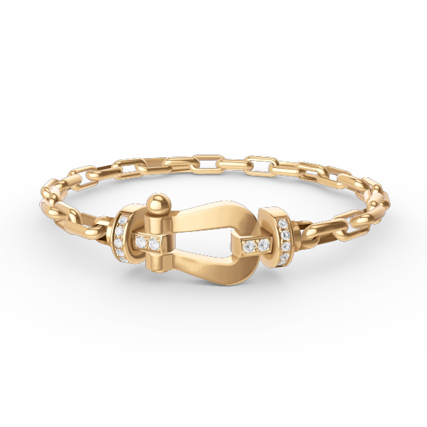 [Cyra]  FORCE LARGE HORSESHOE CLASP  METAL BRACELET