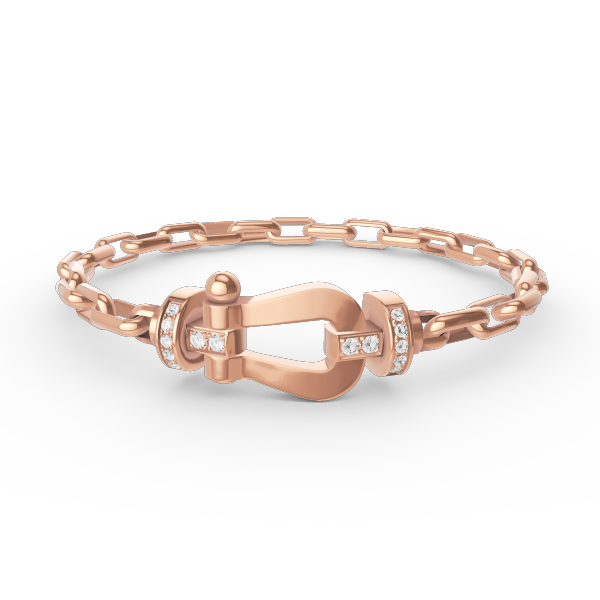[Cyra]  FORCE LARGE HORSESHOE CLASP  METAL BRACELET