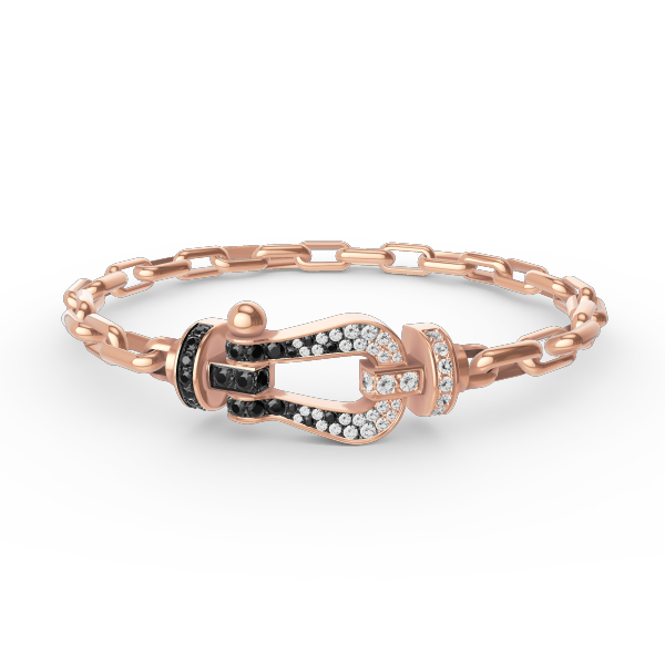 [Cyra]  FORCE LARGE HORSESHOE CLASP  METAL BRACELET