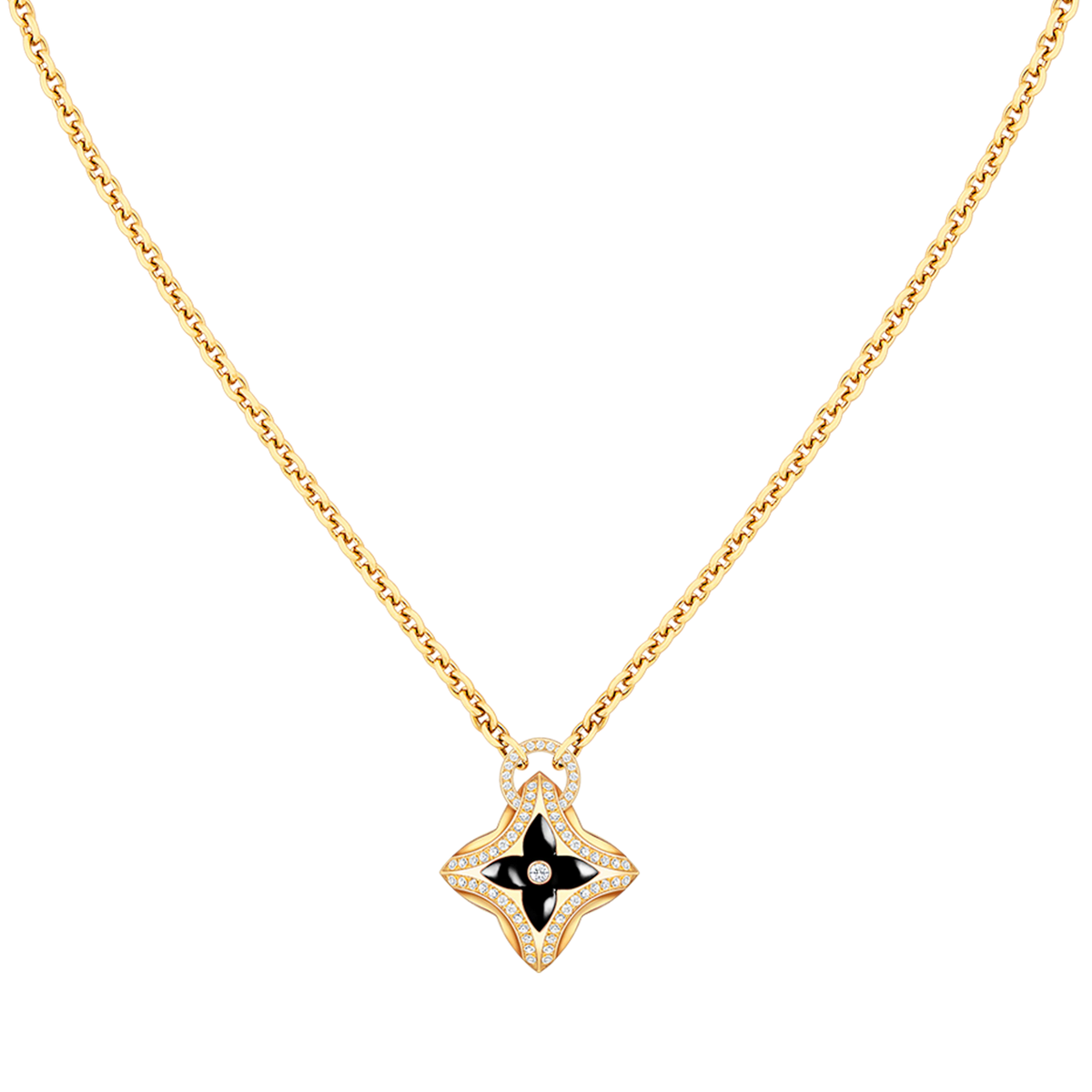 [Cyra] STERN-ANHÄNGER ROSÉGOLD DIAMANT-HALSKETTE