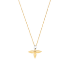 [Cyra]  LOUISETTE PEDANT GOLD NECKLACE