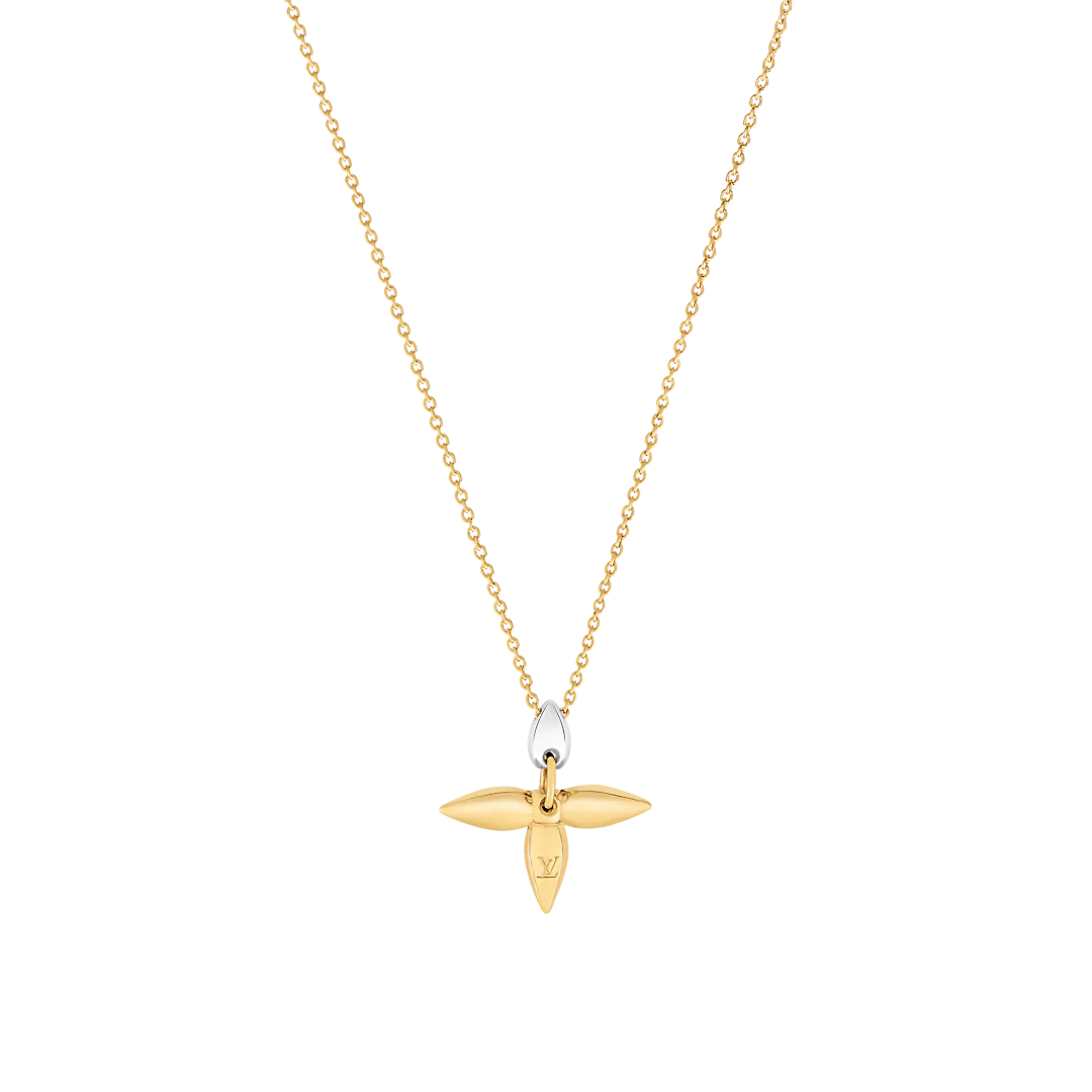 [Cyra]  LOUISETTE PEDANT GOLD NECKLACE