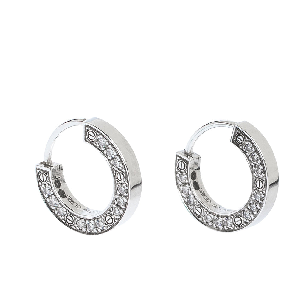 [Cyra]  LOVE DIAMOND EARRINGS