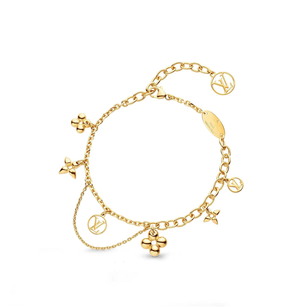 [Cyra]  BLOOMING PINK GOLD MOP BRACELET