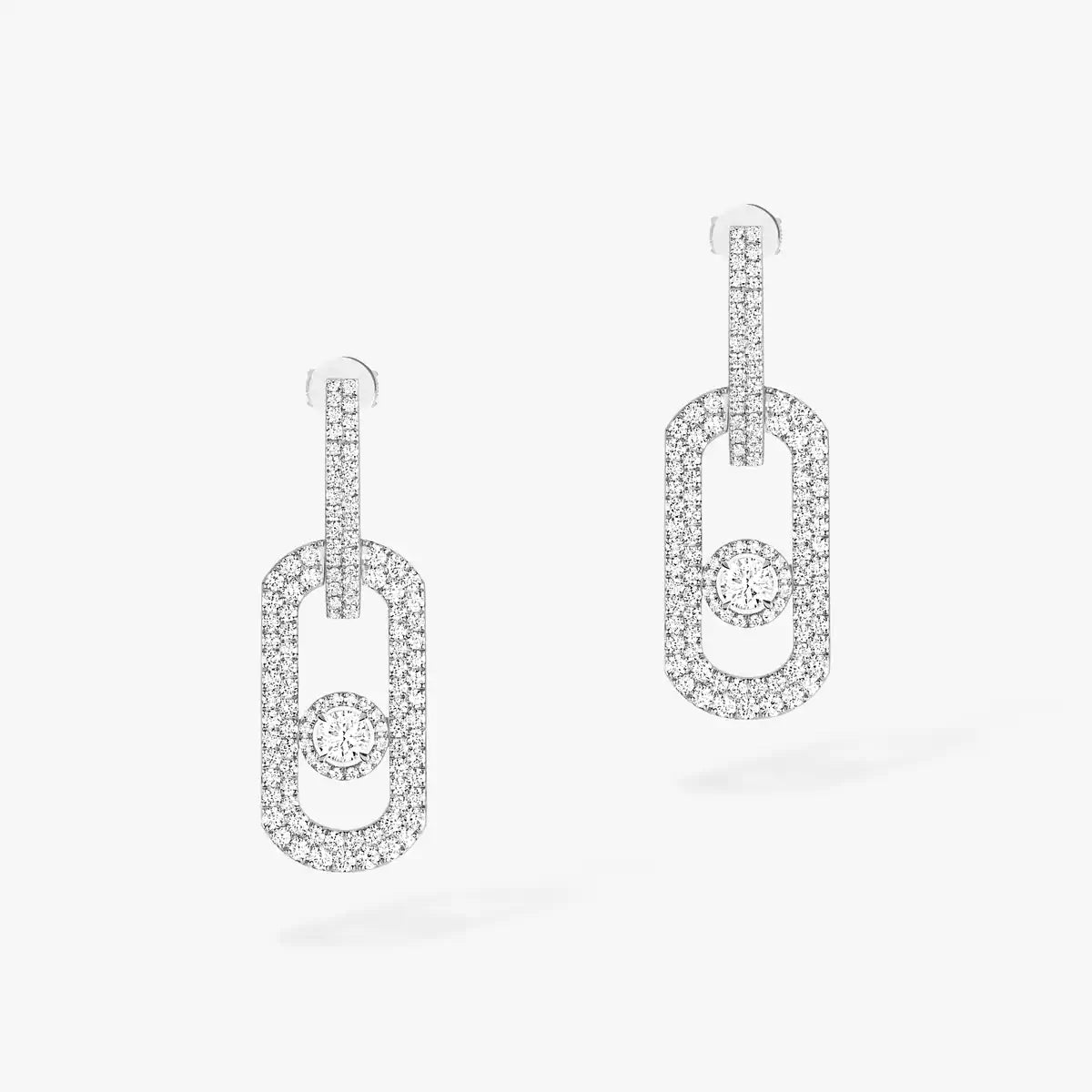 [Cyra] So Move XL Pave_-Set Diamond Pendant Earrings