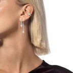 [Cyra] Diamond Drop Earrings My Twin