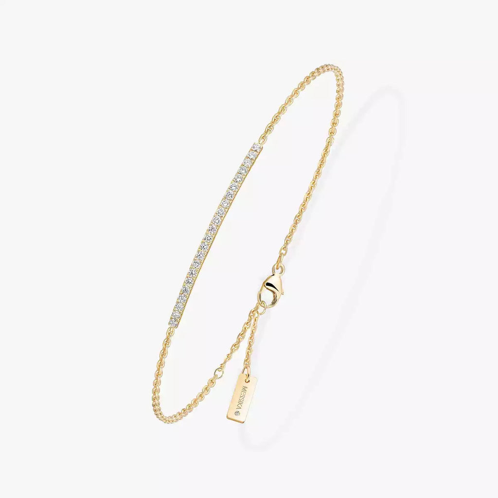[Cyra] ダイヤモンド シン バングル 0.15ct マイ ツイン トワ エ モワ