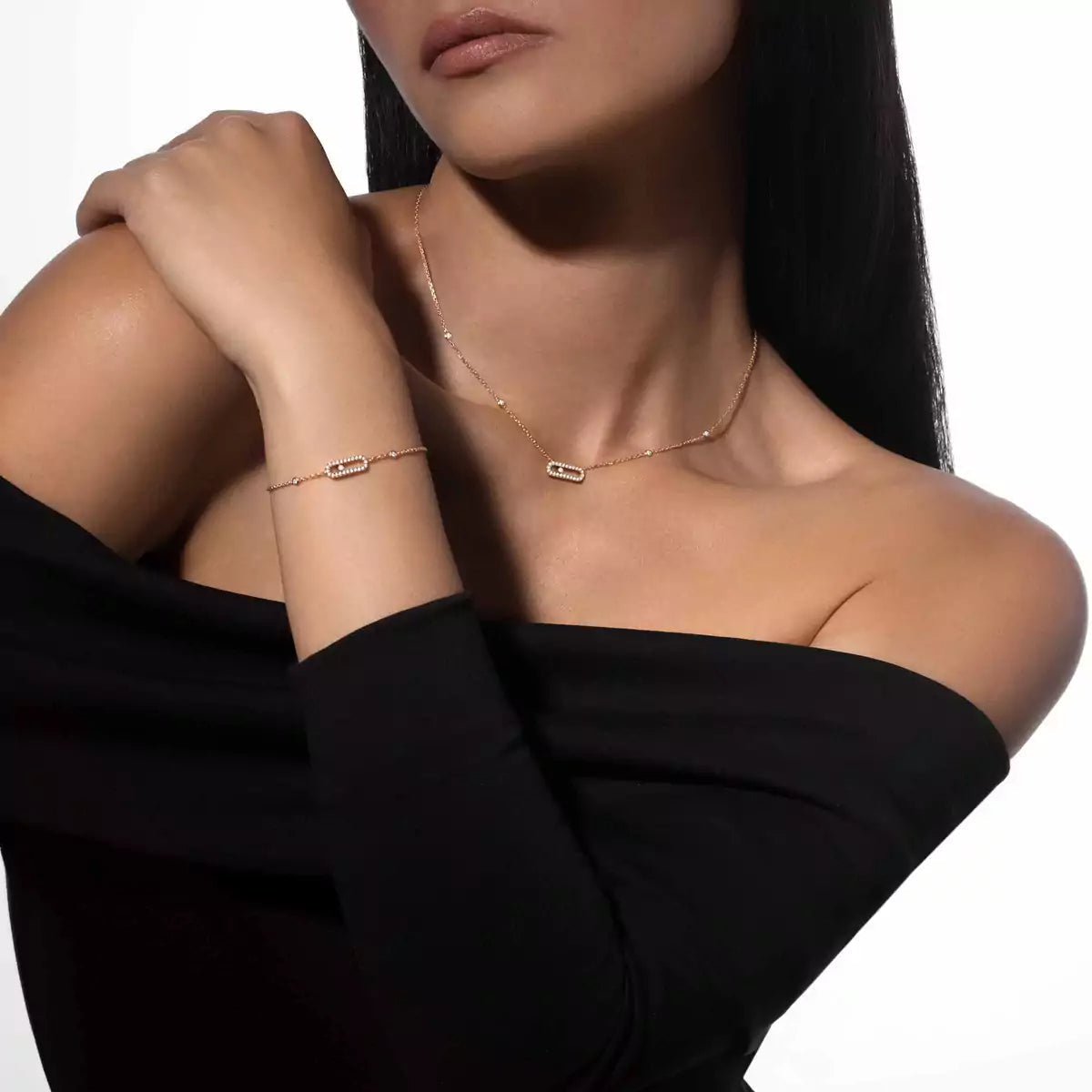 [Cyra] Move Uno Diamond Bracelet