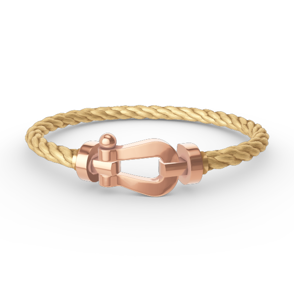 [Cyra]  FORCE LARGE HORSESHOE NO DIAMOND BRACELET ROSE GOLD