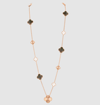 [Cyra]  25 NEW CLOVER 15 MOTIFS GRAY MOTHER-OF-PEARL
