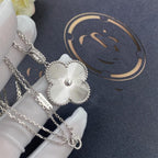 [Cyra]  CLOVER 25MM SILVER BIG CLOVER NECKLACE