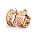 [Cyra]  PERLEE DIAMOND EARRINGS