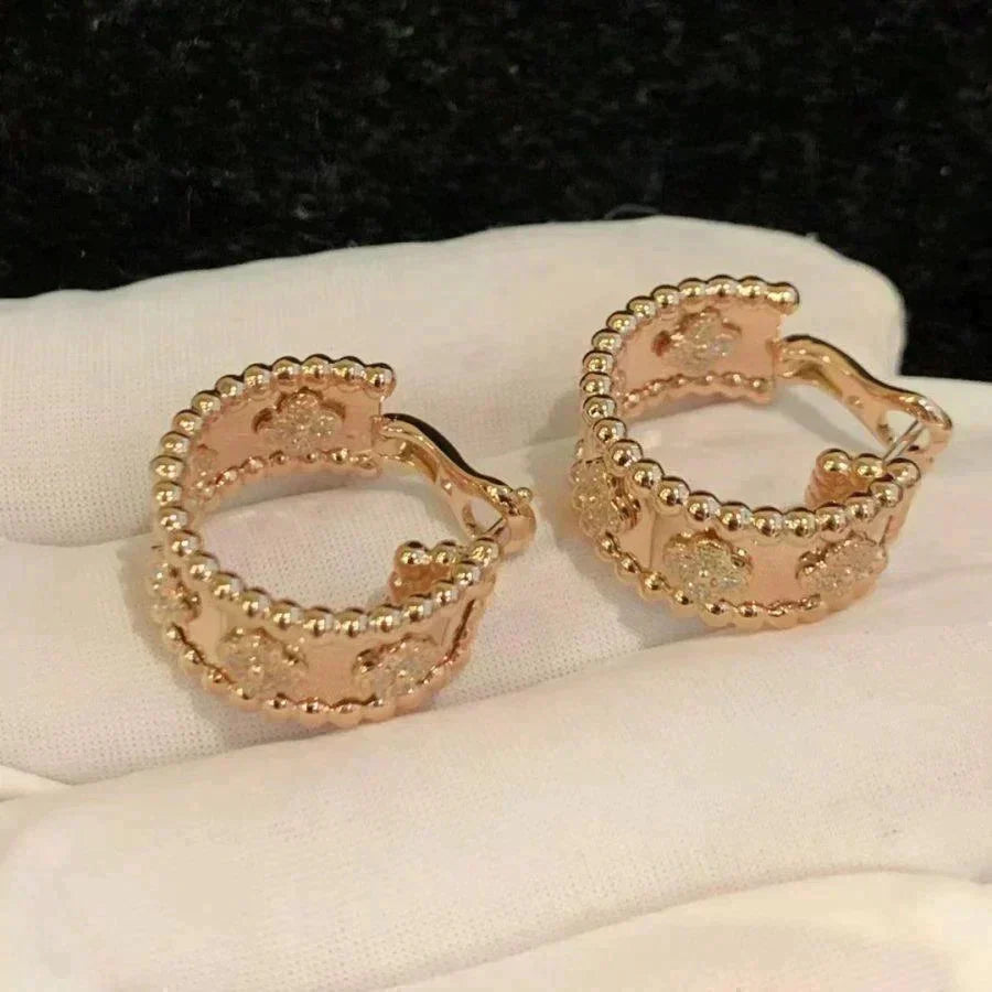 [Cyra]  PERLEE DIAMOND EARRINGS