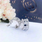 [Cyra]  PERLEE DIAMOND EARRINGS