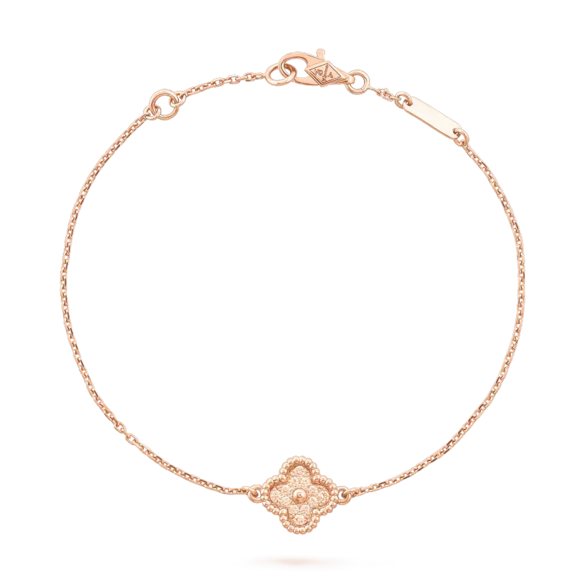 [Cyra]  CLOVER SINGLE FLOWER BRACELET