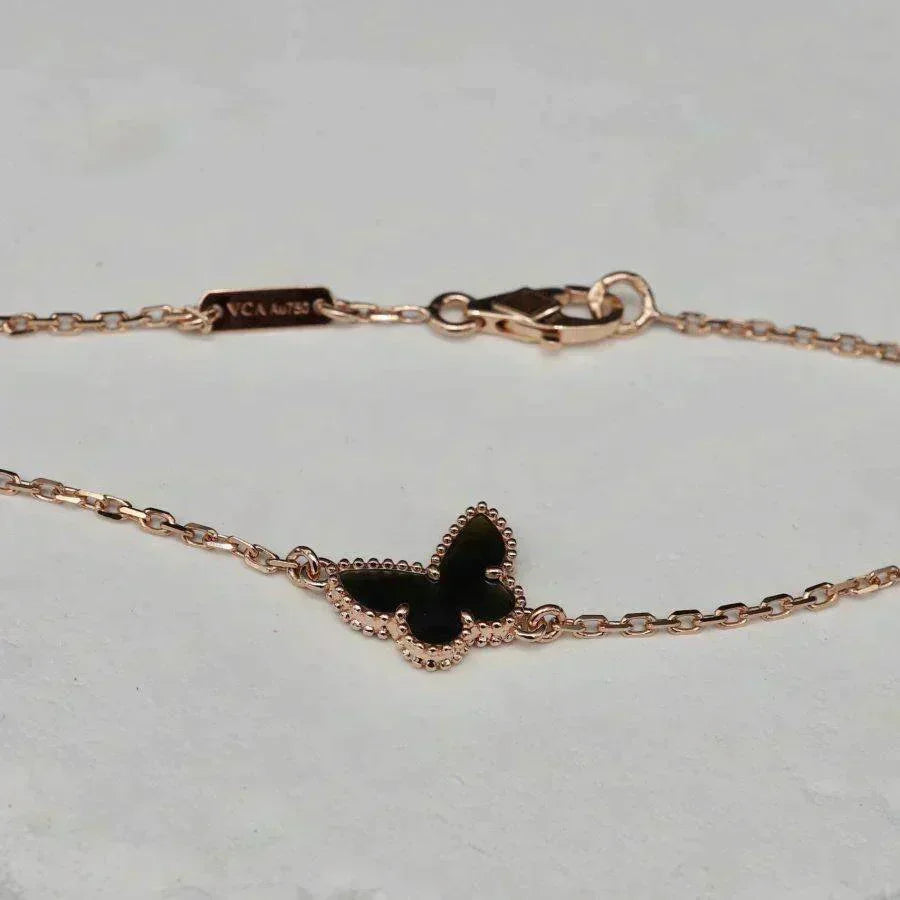 [Cyra]  BUTTERFLY ONYX  BUTTERFLY BRACELET