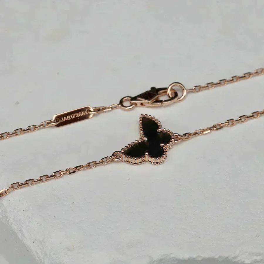 [Cyra]  BUTTERFLY ONYX  BUTTERFLY BRACELET