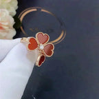 [Cyra]  SWEET CLOVER CARNELIAN RING