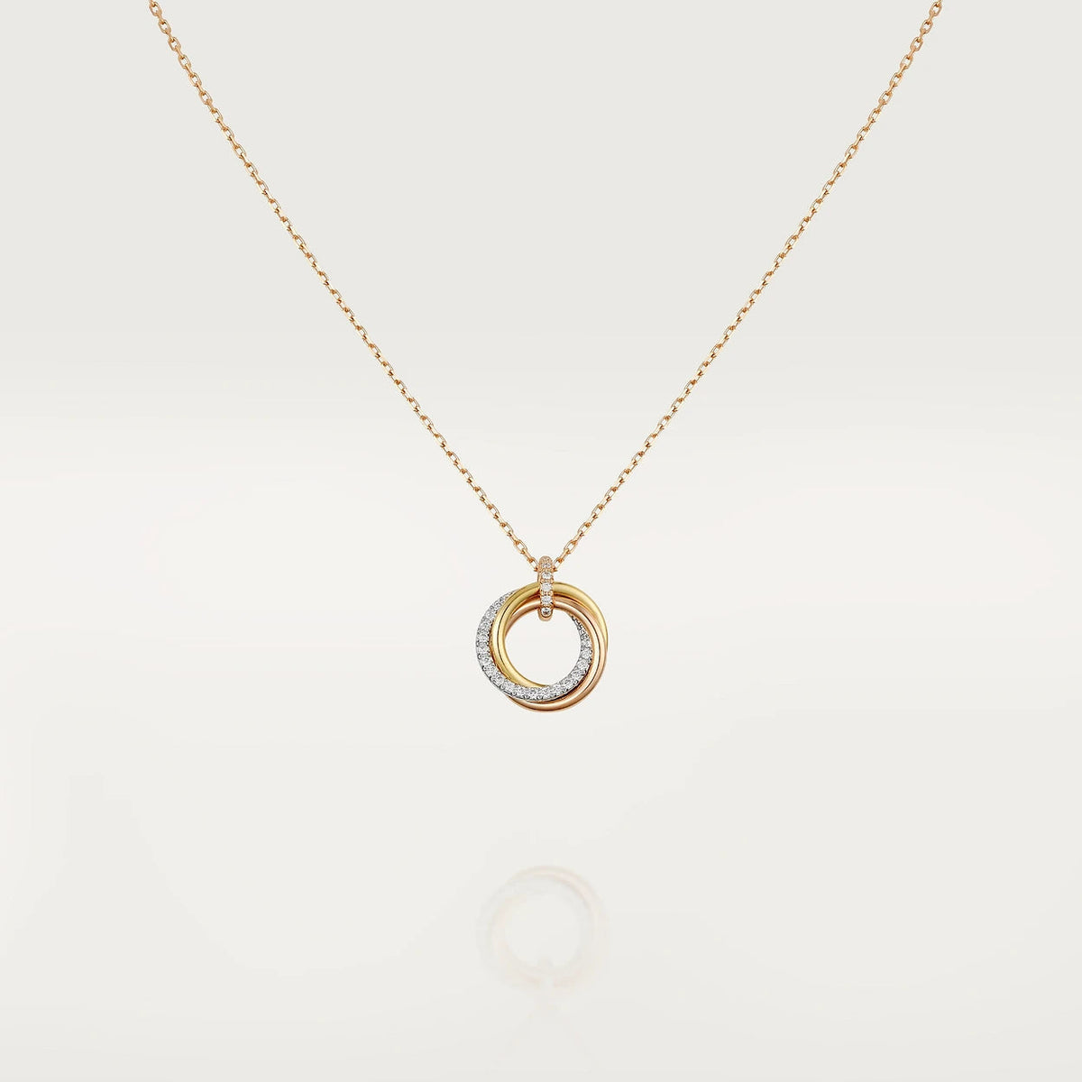 [Cyra] TRINITY HALSKETTE SILBER GOLD ROSÉGOLD DIAMANTEN