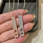 [Cyra] MY FIRST DIAMOND PAVED NECKLACE