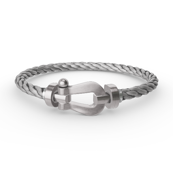 [Cyra]  FORCE LARGE HORSESHOE NO DIAMOND BRACELET SILVER