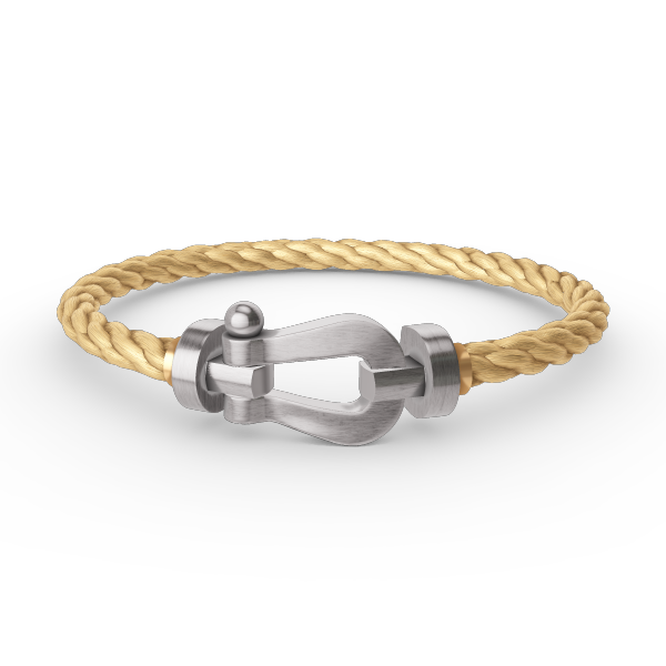 [Cyra]  FORCE LARGE HORSESHOE NO DIAMOND BRACELET SILVER