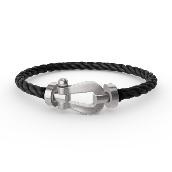 [Cyra]  FORCE LARGE HORSESHOE NO DIAMOND BRACELET SILVER