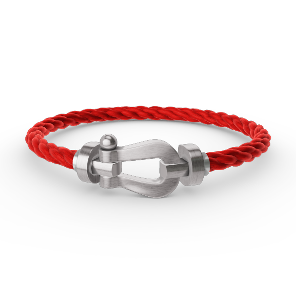 [Cyra]  FORCE LARGE HORSESHOE NO DIAMOND BRACELET SILVER