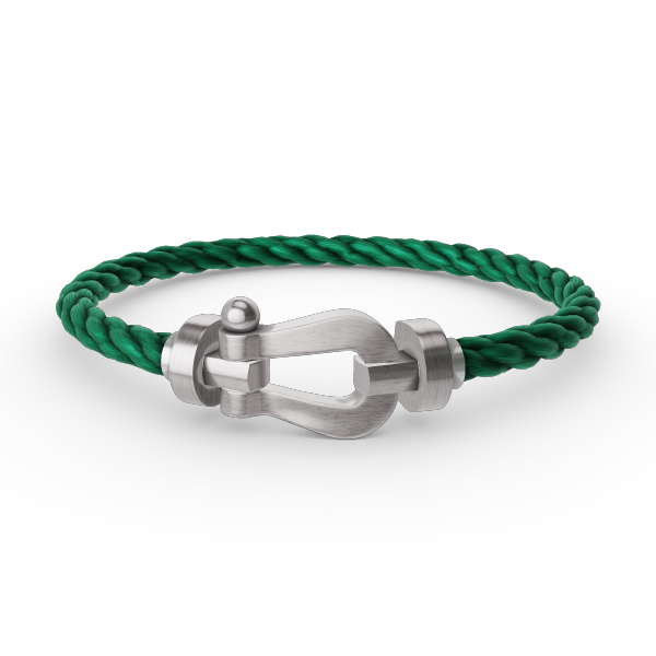 [Cyra]  FORCE LARGE HORSESHOE NO DIAMOND BRACELET SILVER