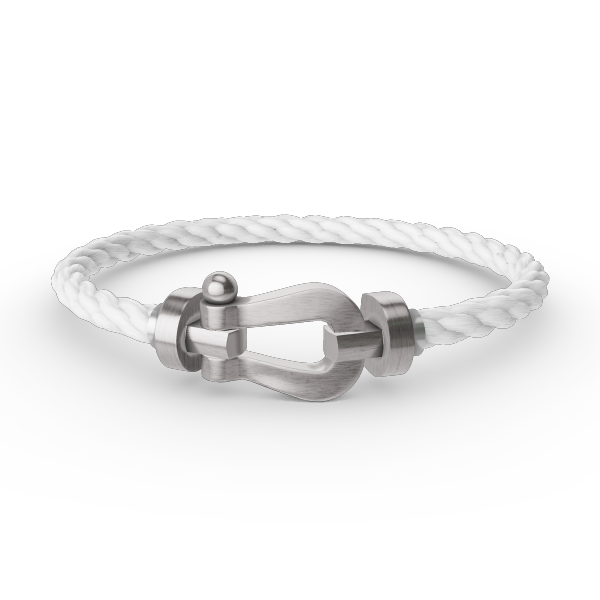 [Cyra]  FORCE LARGE HORSESHOE NO DIAMOND BRACELET SILVER