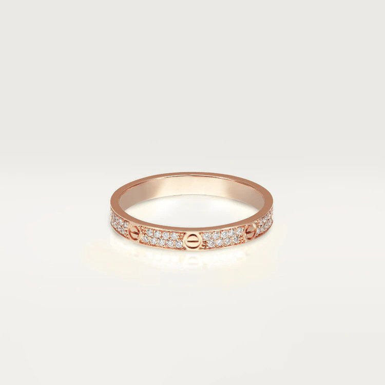 [Cyra]  LOVE RING 2.65MM DIAMOND