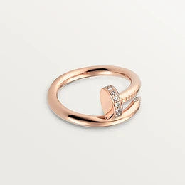 [Cyra]  JUSTE RING 2.65MM PINK GOLD DIAMOND