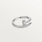 [Cyra]  JUSTE リング 1.8MM シルバー ダイヤモンド
